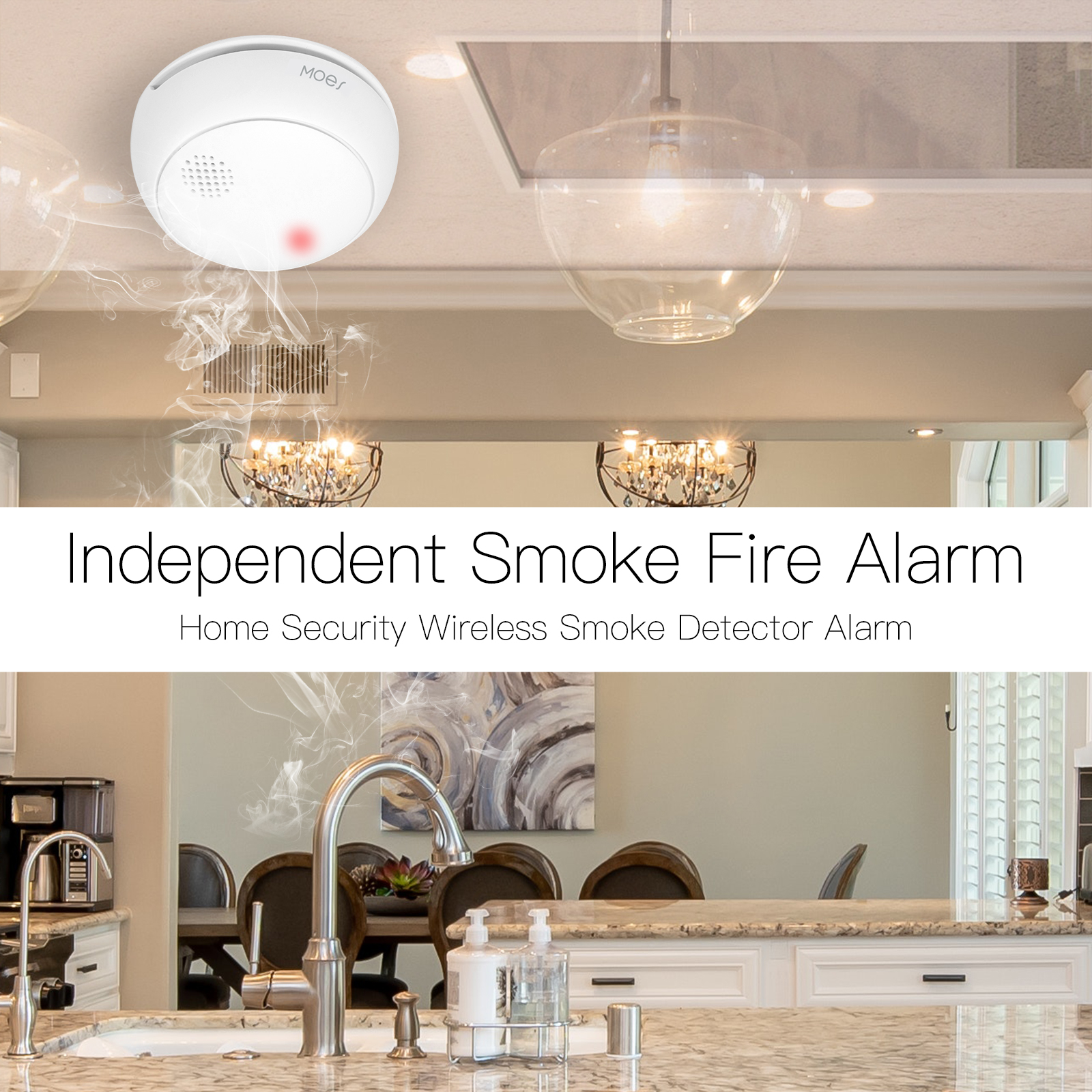 MOES ZigBee Smart Smoke Alarm  - Smart Smoke Detector recension och pris