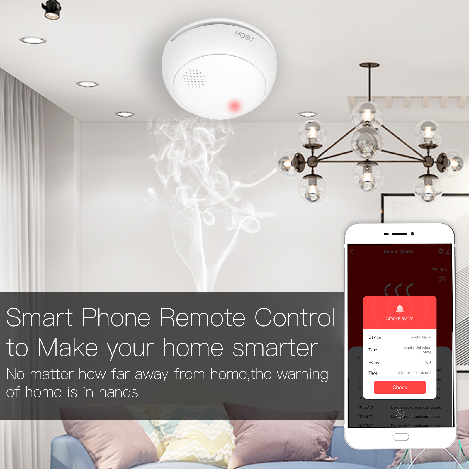 MOES ZigBee Smart Smoke Alarm  - Smart Smoke Detector recension och pris