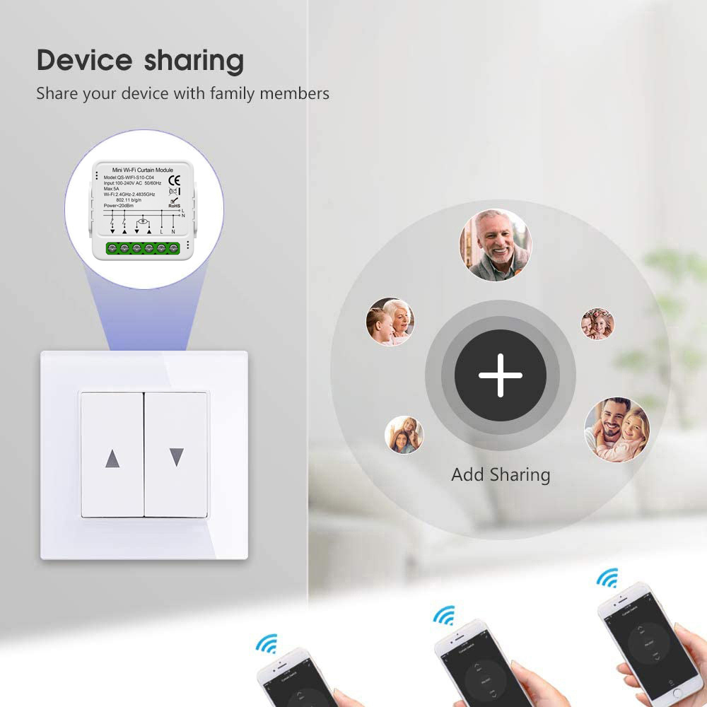 Tuya WiFi Zigbee Smart Curtain - Smart Home Blinds recension och pris